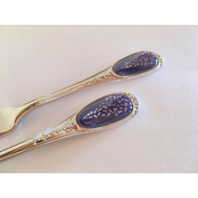 七宝焼飾り付きフォーク2本セット