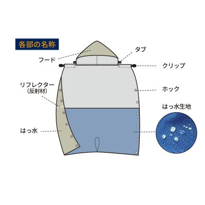 ユグノー　サバックケープ【ベージュ】