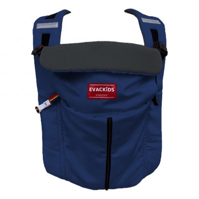 EVACKiDS 避難くん 新生児から使える避難用5WAYキャリー ネイビー