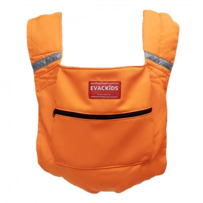 EVACKiDS　避難くん　避難用コンパクトキャリー　オレンジ