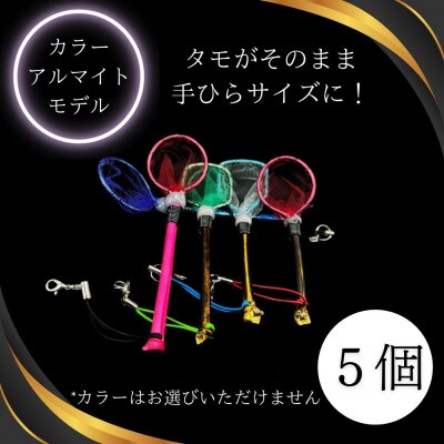 タモ網型キーホルダー　5個セット