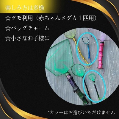 タモ網型キーホルダー　5個セット