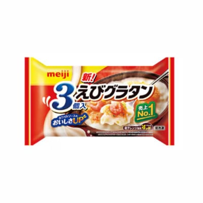 【1】明治えびグラタン1袋(3個入)