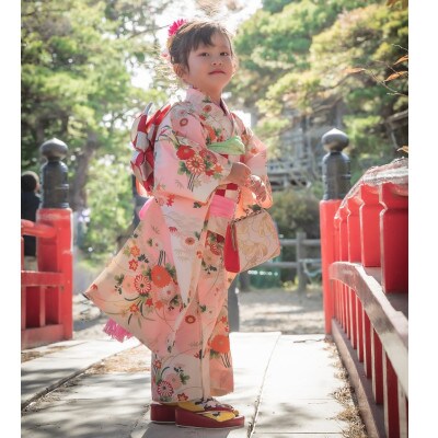 七五三衣装レンタル・お着付け　ロケーションフォト撮影付きプラン