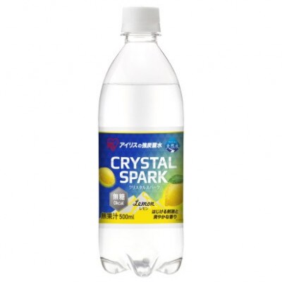 CRYSTAL SPARK(クリスタルスパーク)炭酸水 無糖 レモン 500ml×48本