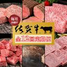 【発送月固定定期便】肉の定期便 佐賀牛 毎月月替わりでお届け(鳥栖市)全12回