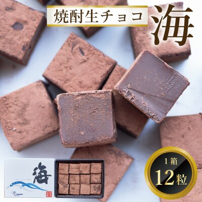 焼酎生チョコ「海」(12個入り)(鳥栖市)