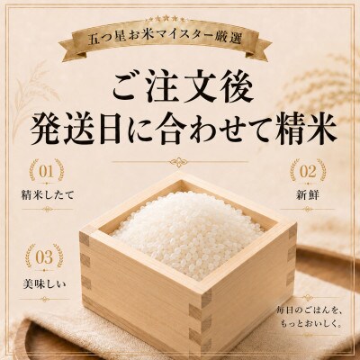 令和7年産　夢しずく白米6kg(3kg×2袋)【特A評価】五つ星お米マイスター厳選(鳥栖市)