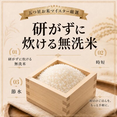 令和7年産【無洗米】夢しずく3kg【特A評価】五つ星お米マイスター厳選(鳥栖市)