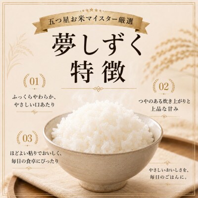 令和7年産【無洗米】夢しずく3kg【特A評価】五つ星お米マイスター厳選(鳥栖市)