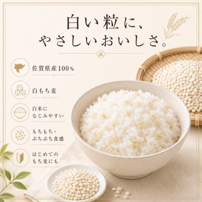 【毎月定期便】【もち麦】キラリモチ300g×3袋(計900g)(鳥栖市)全3回