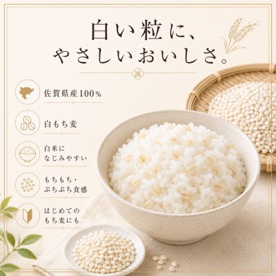 【毎月定期便】【もち麦】キラリモチ300g×3袋(計900g)(鳥栖市)全6回