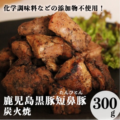 鹿児島黒豚「短鼻豚(たんびとん)」炭火焼300g(150g×2)[a-104]
