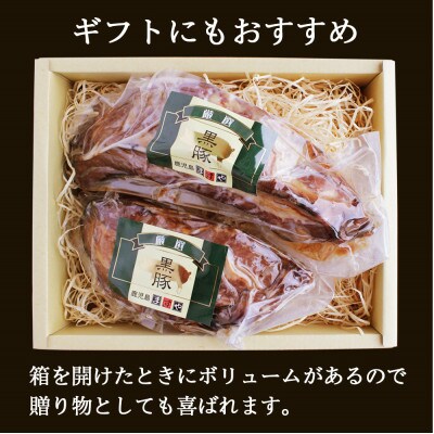 鹿児島黒豚「短鼻豚(たんびとん)」スペアリブ炭火焼[a-473](姶良市)