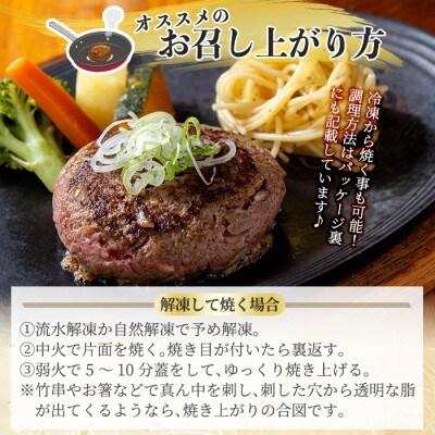 生食感ハンバーグ!やまさきの焼肉A5ランク極ハンバーグ150g×6袋(合計900g) a940