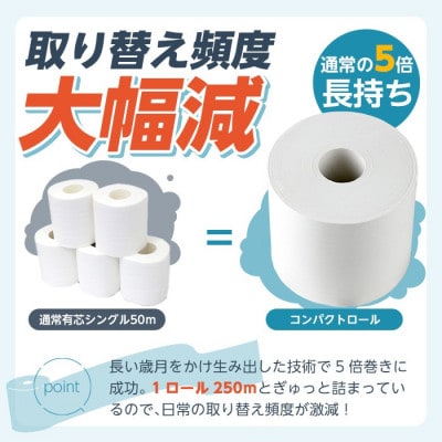 トイレットペーパー シングル 5倍巻き 16個