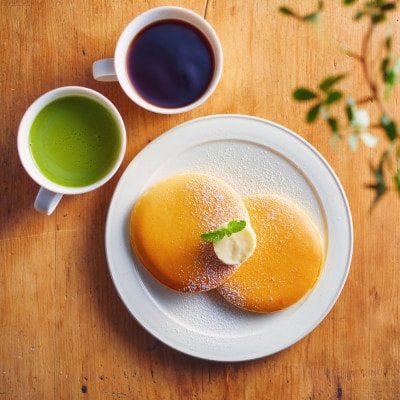 北海道よつ葉の人気パンケーキやバター　おとふけコーヒーセット(パンケーキミックス他6品)【A18】