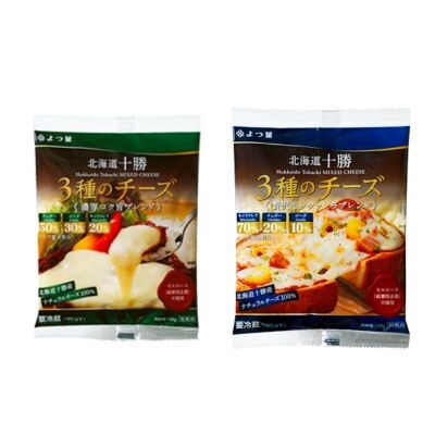 「よつ葉」北海道十勝 3種のチーズシリーズ2種セット 各2袋【B143】