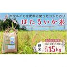【毎月定期便】ほたるいか米　精米　5kg全3回
