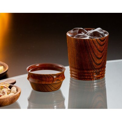 欅の酒器2点揃え