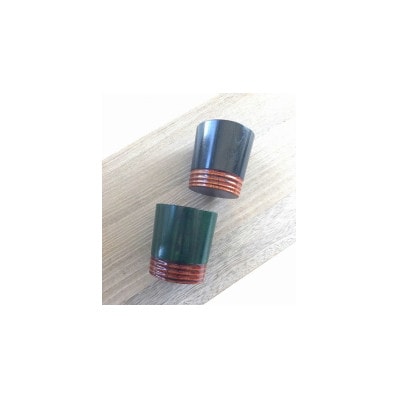 欅のロックグラス　塗分け　くろ