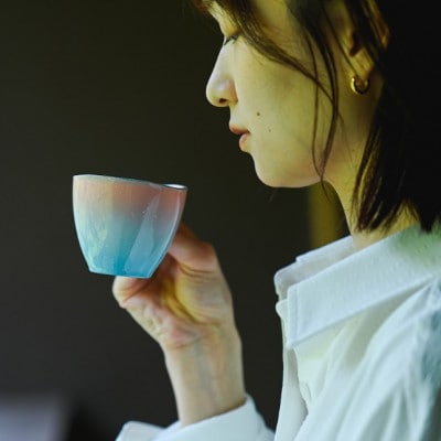 iroikoi 変形珈琲小椀 湖上の桜