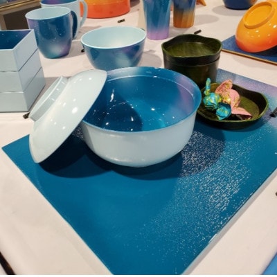 iroikoi 12.0角折膳　雪景色