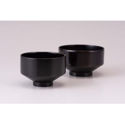 3.8楢椀　黒摺(化粧箱入)　SO-0589