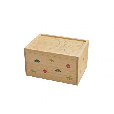 <茶道具>お手前セット　遊茶箱/松竹梅　NI-0005