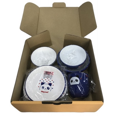 子供食器　ハグミー　6点セット　パンダ