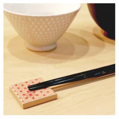 山中漆器 こもん箸置き 6ヶセット