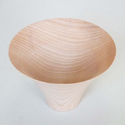 山中漆器 寿ぐい呑 白木塗