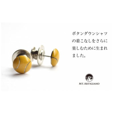 ボタンダウンピアス　Sports テニス