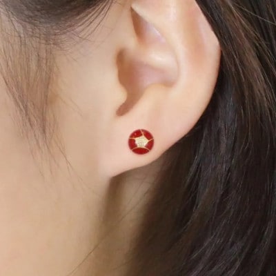 ピアス Japan 【椿】