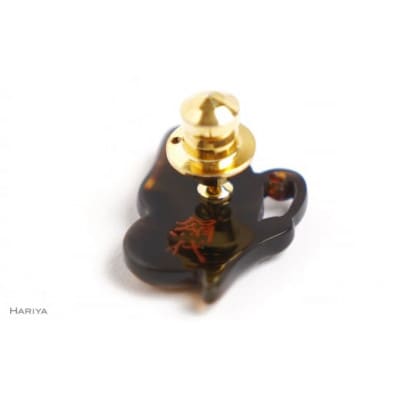 蝶蒔絵べっ甲ピンブローチ