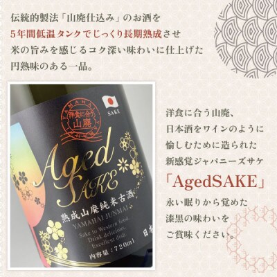 【加賀國銘酒】常きげん Aged Sake　熟成山廃純米古酒 (720ml箱入)