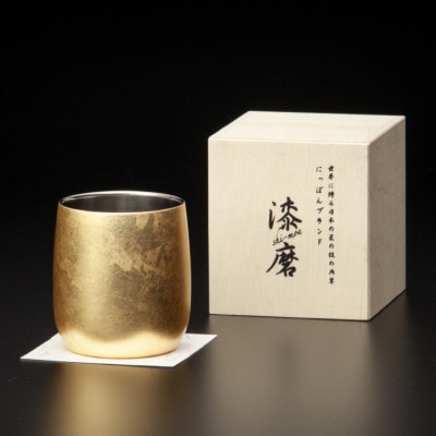漆磨カップ 二重構造 ダルマ 箔衣 SCW-D801