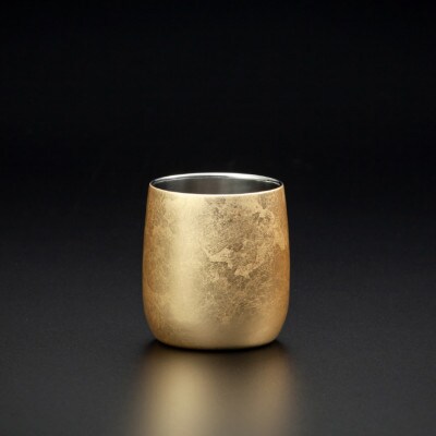 漆磨カップ 二重構造 ダルマ 箔衣 SCW-D801