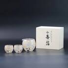 喜箔グラス 一合 酒器セット(1合片口1個、ぐい呑2個)