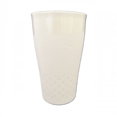 Qpor凍る器ビアカップ和柄 七宝　銀