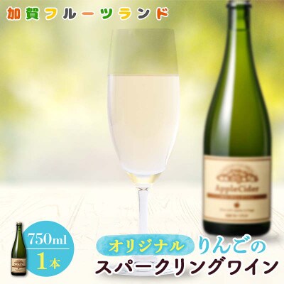 オリジナルりんごのスパークリングワイン　750ml×1本