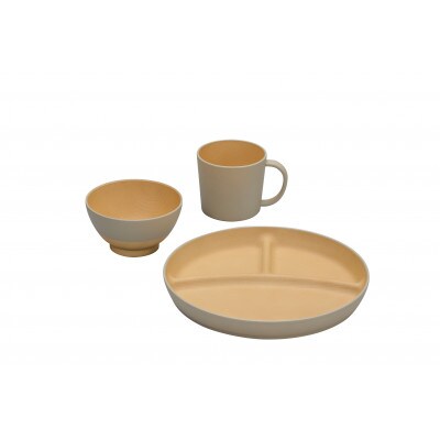 やさしい彩り　抗菌食育セット30　あま色　17055