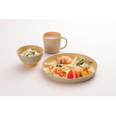 やさしい彩り　抗菌食育セット30　あま色　17055