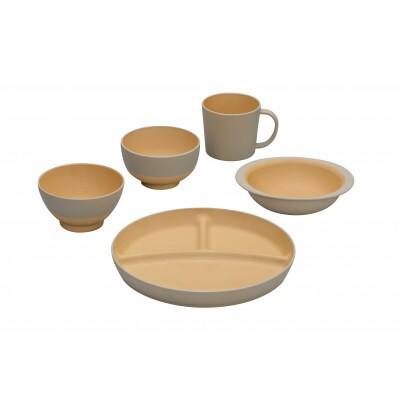 やさしい彩り　抗菌食育セット50　あま色　17057