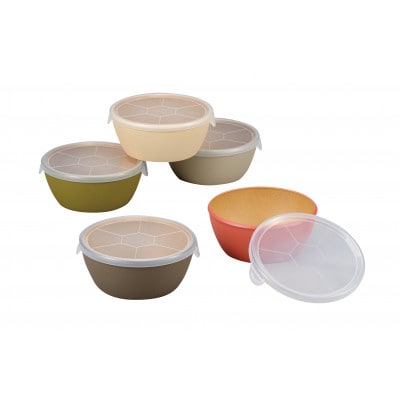 アースカラー　ラップフリーボウル5P　17071