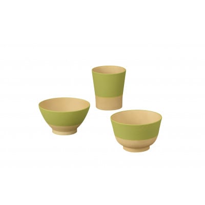 やさしい彩り　むつみ揃　うぐいす　17078