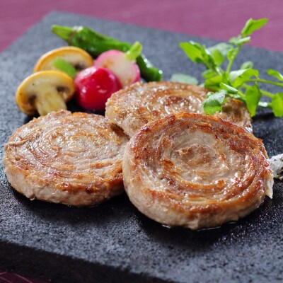 氷温熟成 大山豚手造りロールステーキ　80g×10