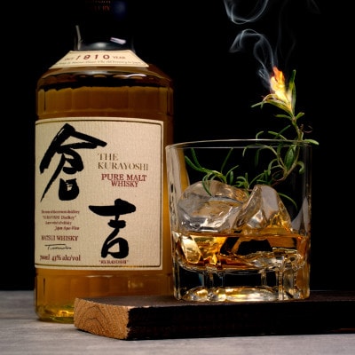 マツイピュアモルトウイスキー「倉吉オリジナル3本セット」各化粧箱入り