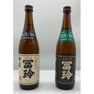 鳥取県の美味しい酒 日本酒 2本セット　A24-048