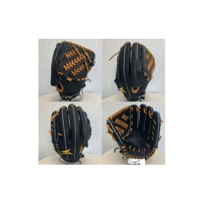 【ブラック:右投げ用】SAEKI　野球グローブ　【硬式・品番112】